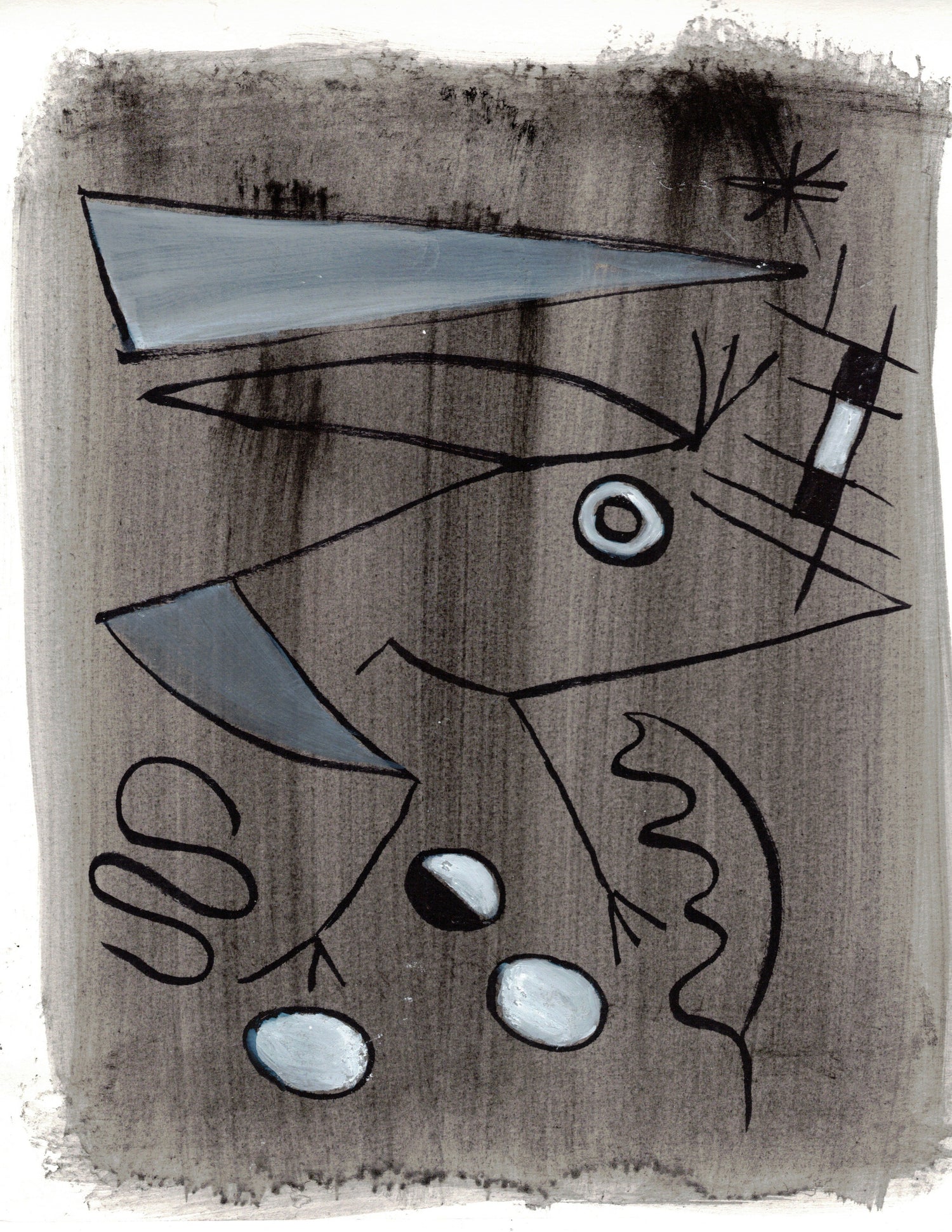 Aquarelle originale La Naissance