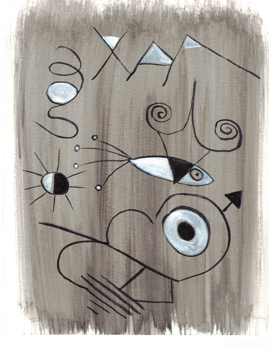Aquarelle originale Voyage en Egypte