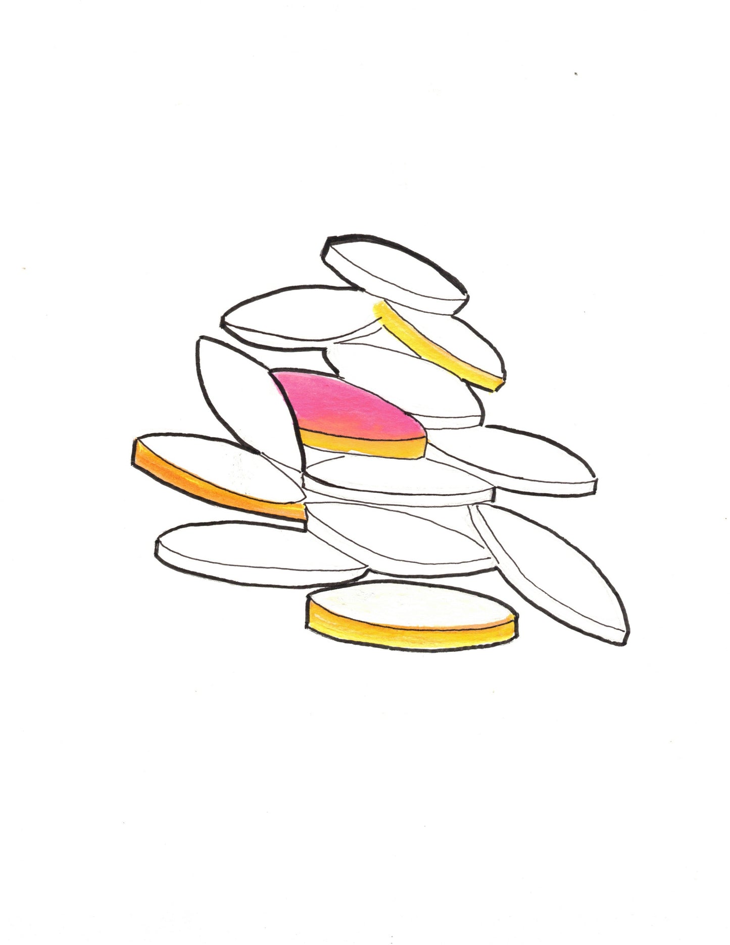 Aquarelle œuvre Originale Numérique 208
