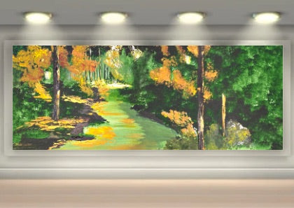 Peinture œuvre Originale Numérique Autumn Wood