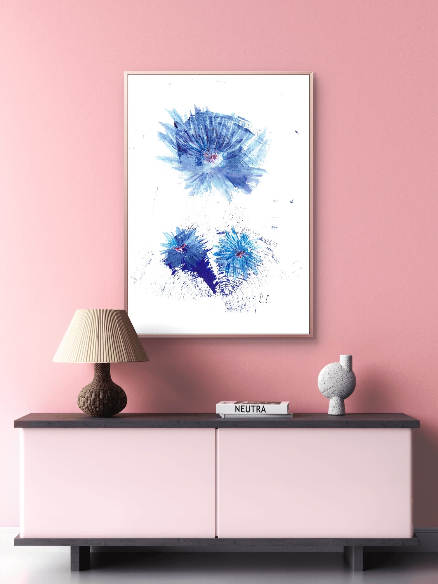 🎨 Abstraction spontanée – Aquarelle intuitive par Laure Leprince