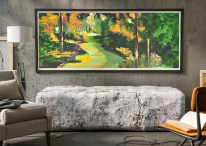 Peinture œuvre Originale Numérique Autumn Wood
