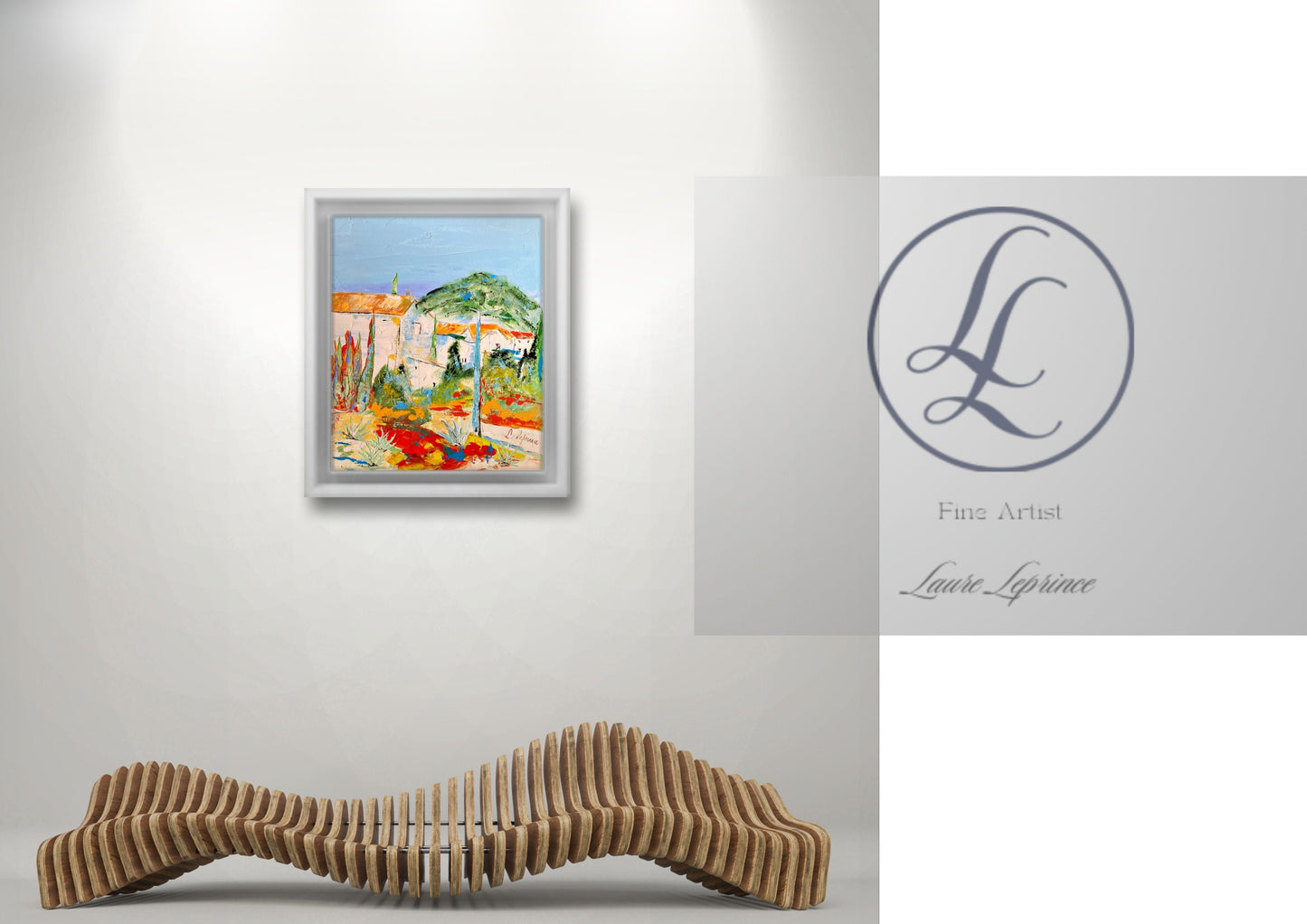 Peinture au Couteau œuvre Originale Numérique Mas Sud de France