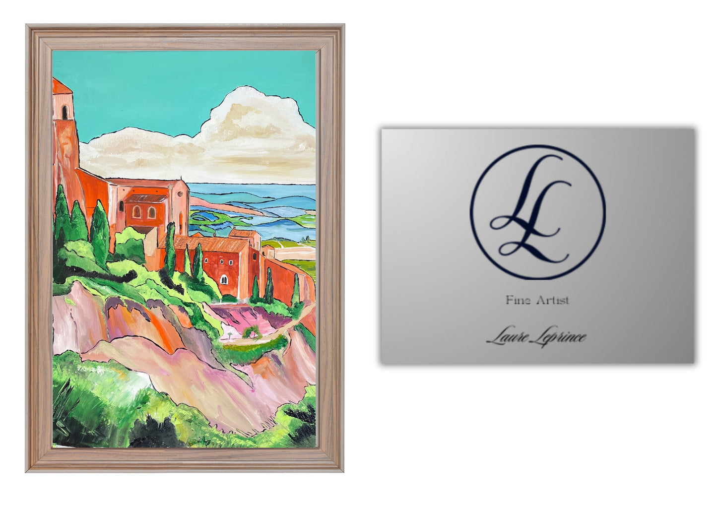 Peinture au Couteau œuvre Originale Numérique Roussillon