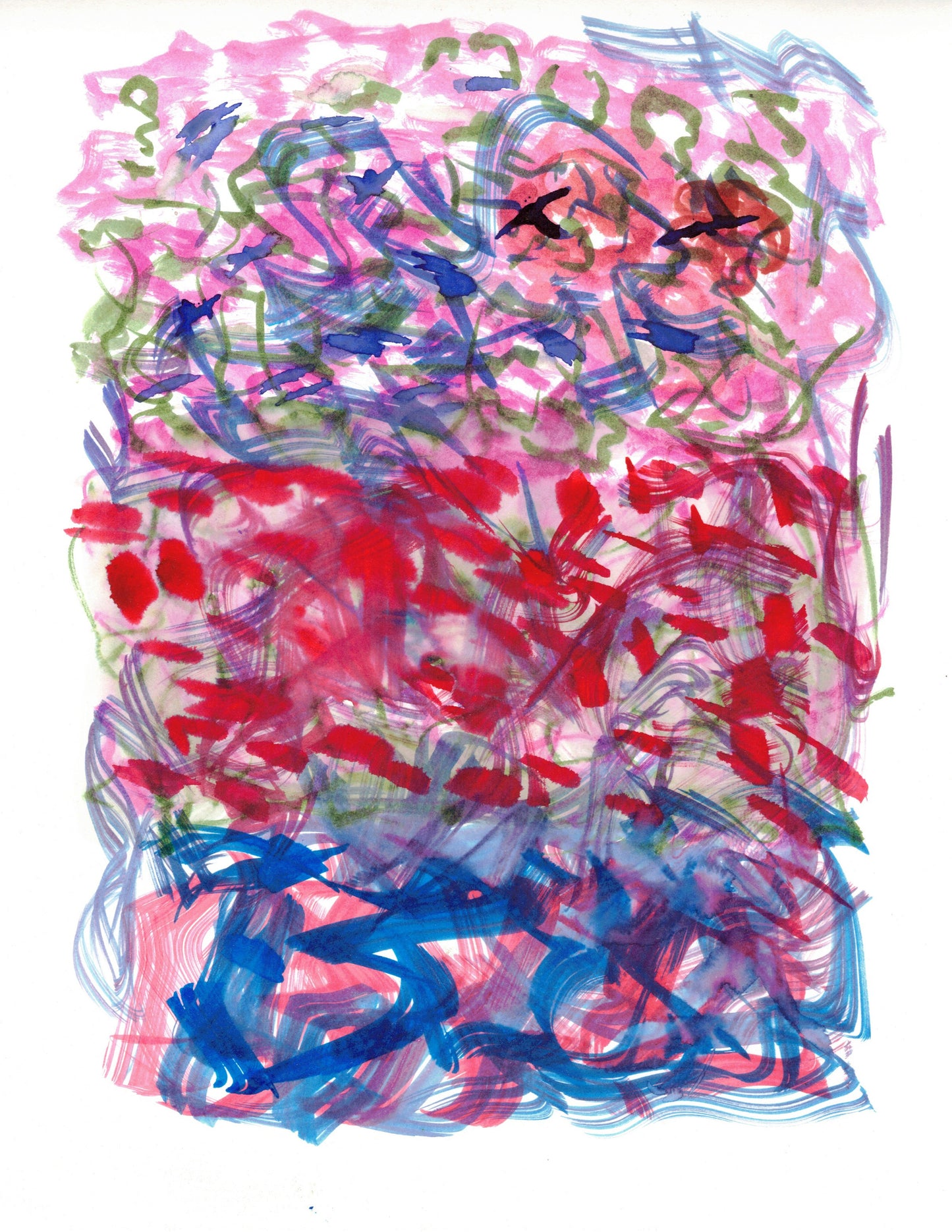 Aquarelle œuvre Originale Numérique 127