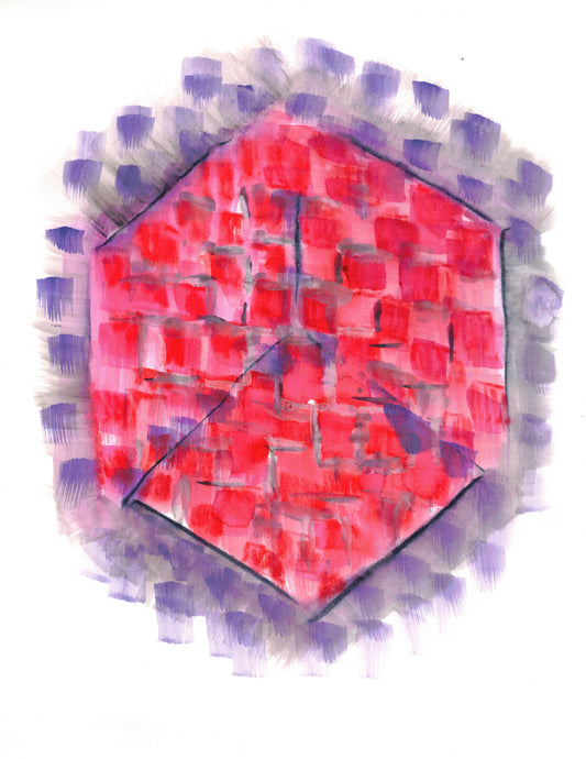 Aquarelle œuvre Originale Numérique 105