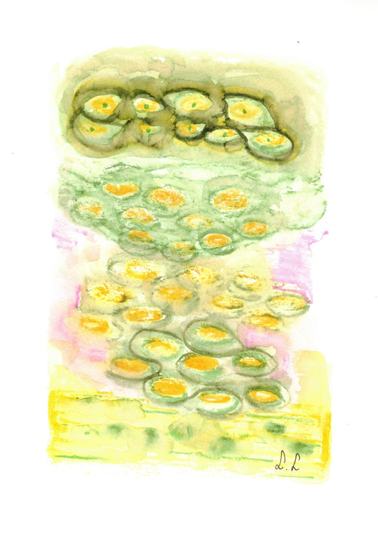 Aquarelle œuvre Originale Numérique 156