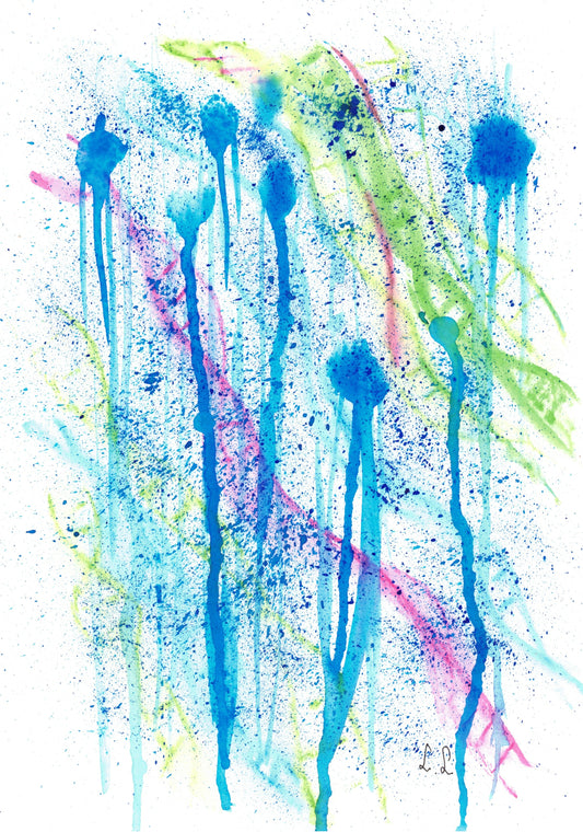 Aquarelle œuvre Originale Numérique 186