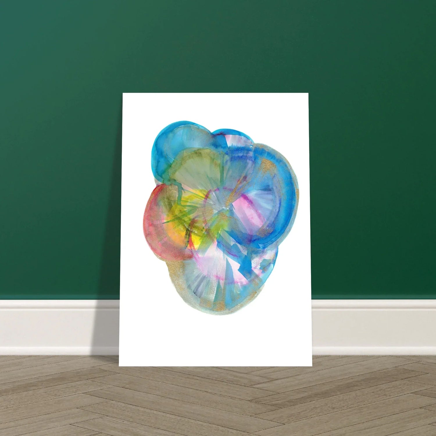 Affiche premium sur papier mat Crystal Bloom – Art mural de qualité supérieure - Laure Leprince - Artiste Peintre