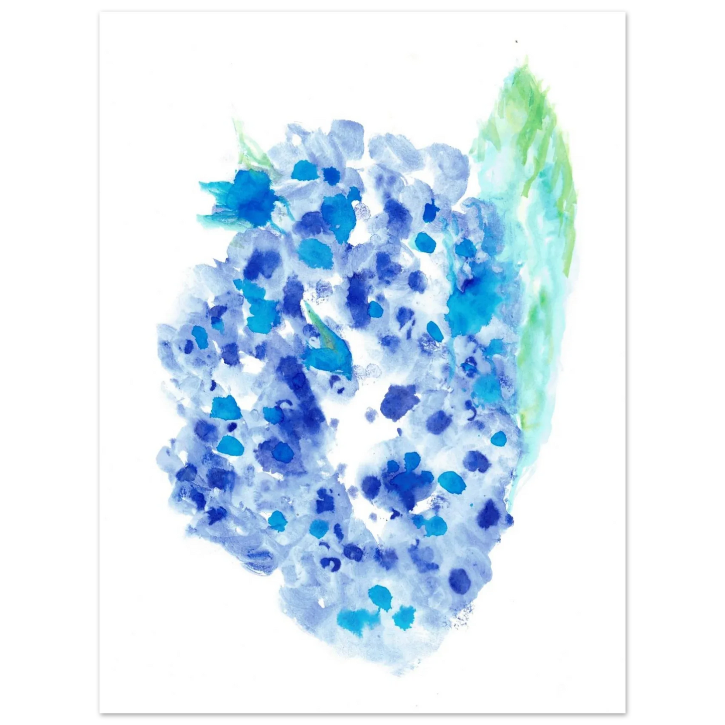 Premium Matte Paper Poster Aquarelle Originale RDJ3-2 - Laure Leprince - Artiste Peintre