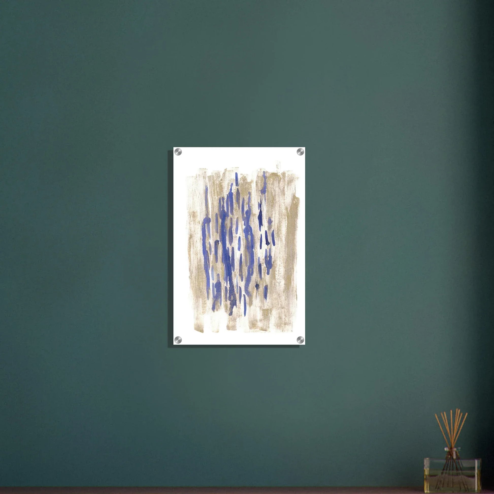 Impression sur acrylique brillante Golden Drip | Art contemporain par Laure Leprince - Laure Leprince - Artiste Peintre