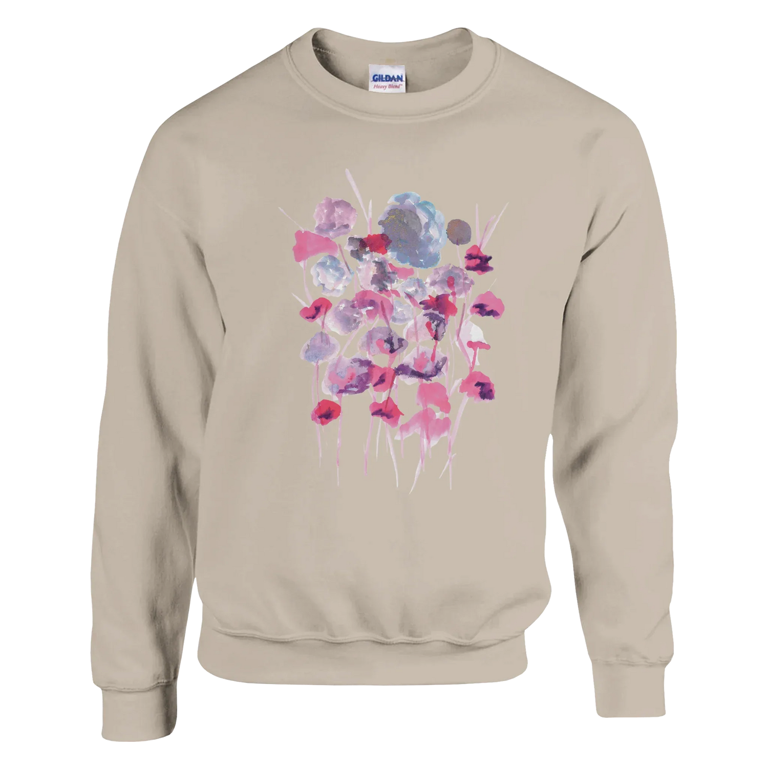 Sweatshirt Unisexe Classique – Impression Artistique Jardin des Ombrelles| Premium Cotton Blend - Laure Leprince - Artiste Peintre