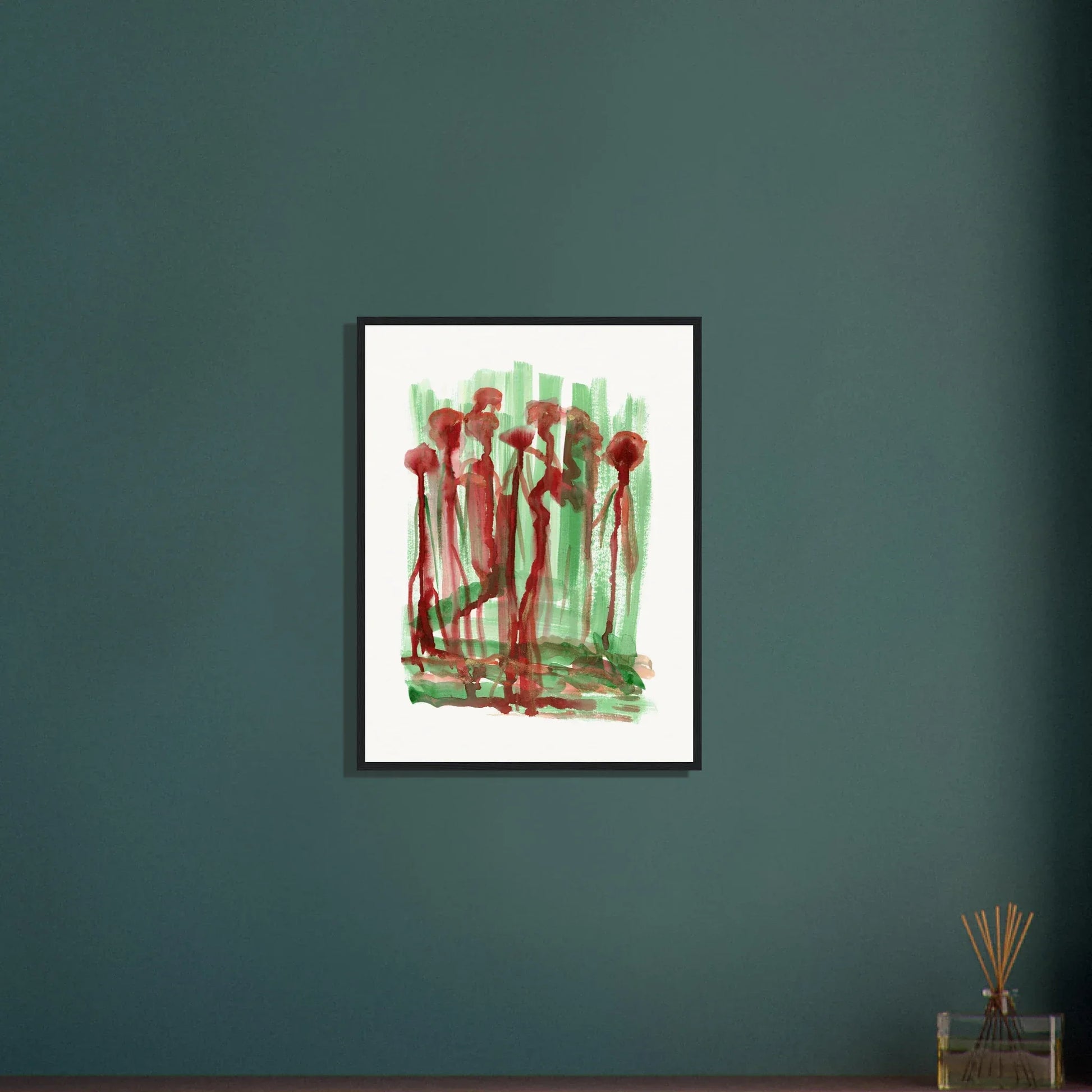 Affiche Encadrée Museum-Quality Matte Paper Wooden Framed Forest Choir - Laure Leprince - Artiste Peintre