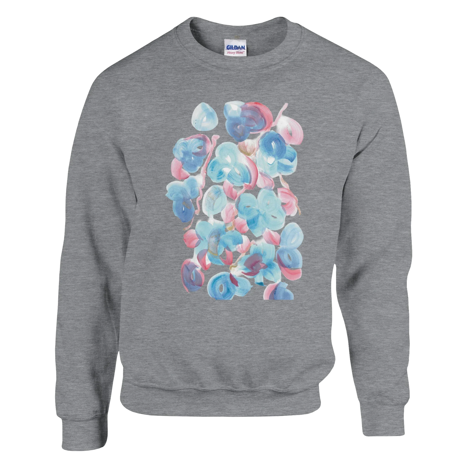 Sweatshirt Unisexe Classique Masque – Impression Artistique Multicolore - Laure Leprince - Artiste Peintre