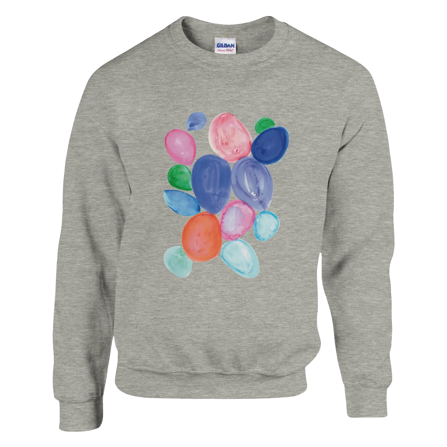 Sweatshirt Unisexe Classique – Impression Artistique Multicolore | Premium Cotton Blend - Laure Leprince - Artiste Peintre