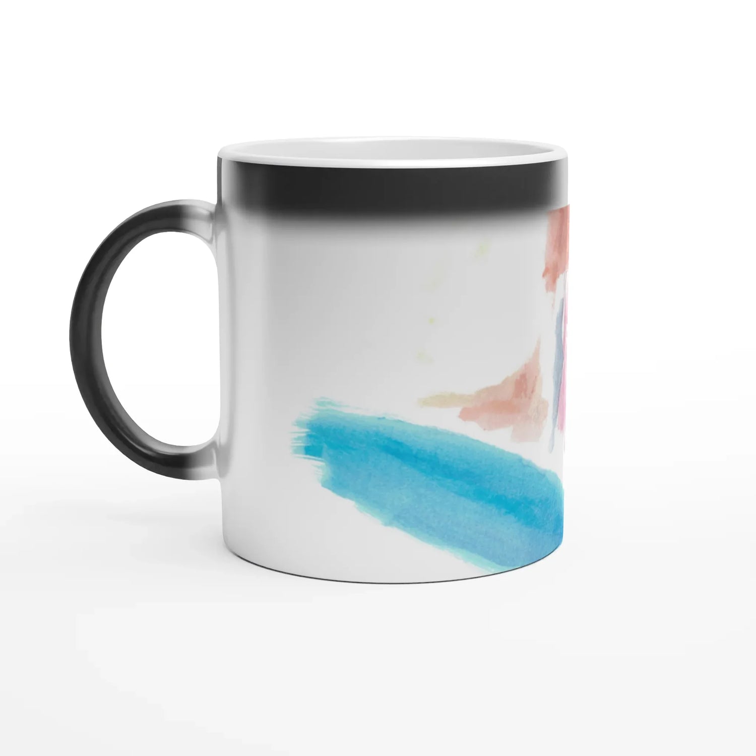 Mug magique en céramique 325 ml Aurore Pastel – Révèlez votre motif à la chaleur - Laure Leprince - Artiste Peintre
