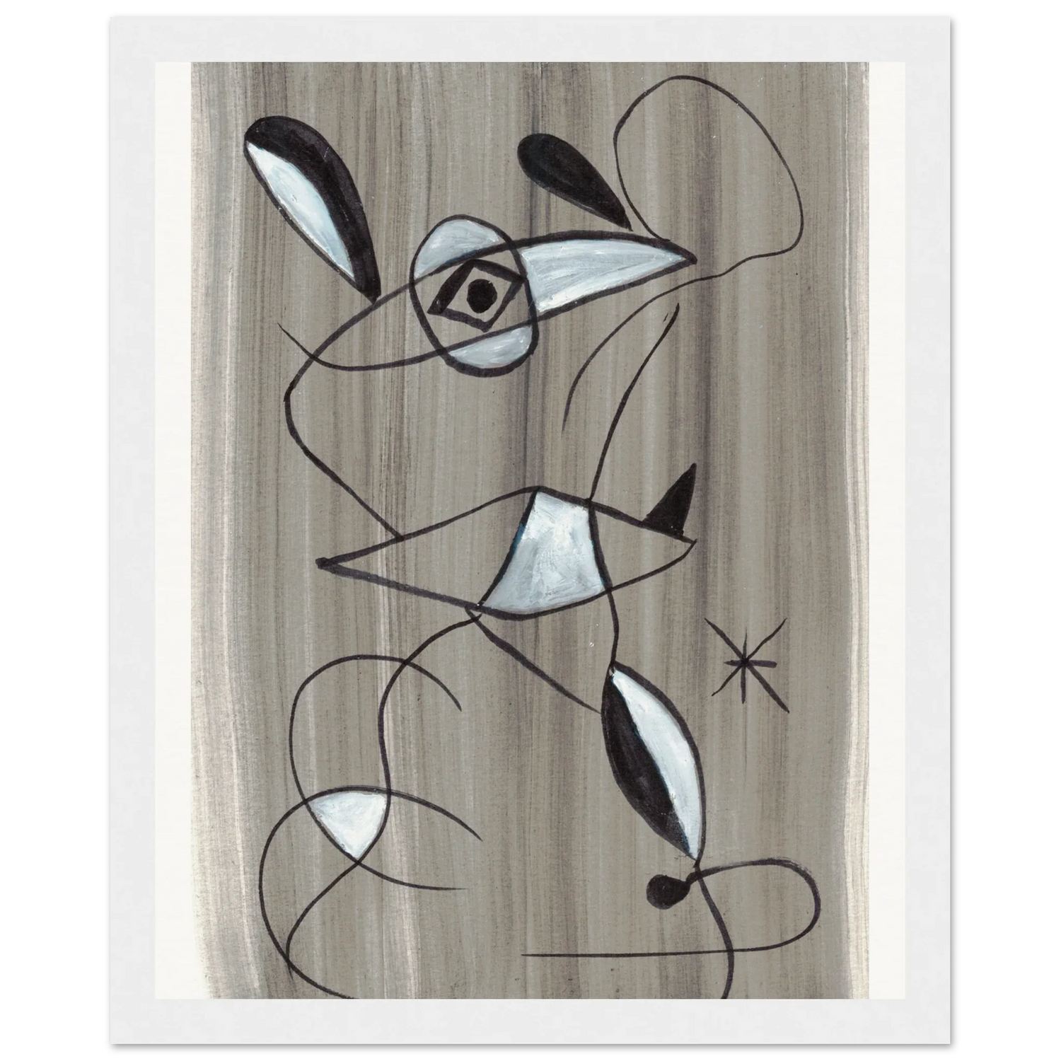 Affiche encadrée bois | Papier mat qualité musée | Aquarelle originale Laure Leprince - Laure Leprince - Artiste Peintre