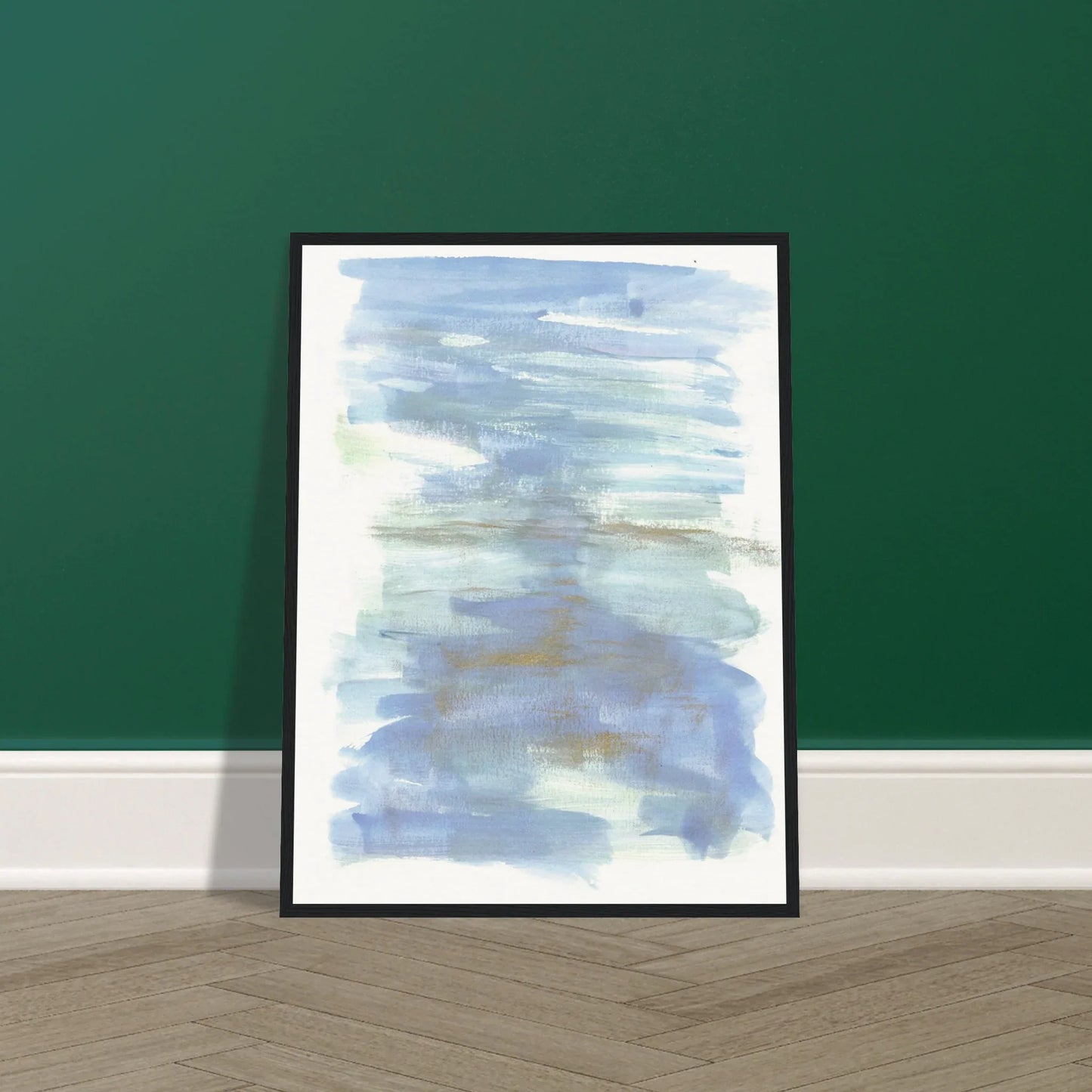 Affiche Encadrée Museum-Quality Matte Paper Aluminium Framed Poste Silent Water - Laure Leprince - Artiste Peintre