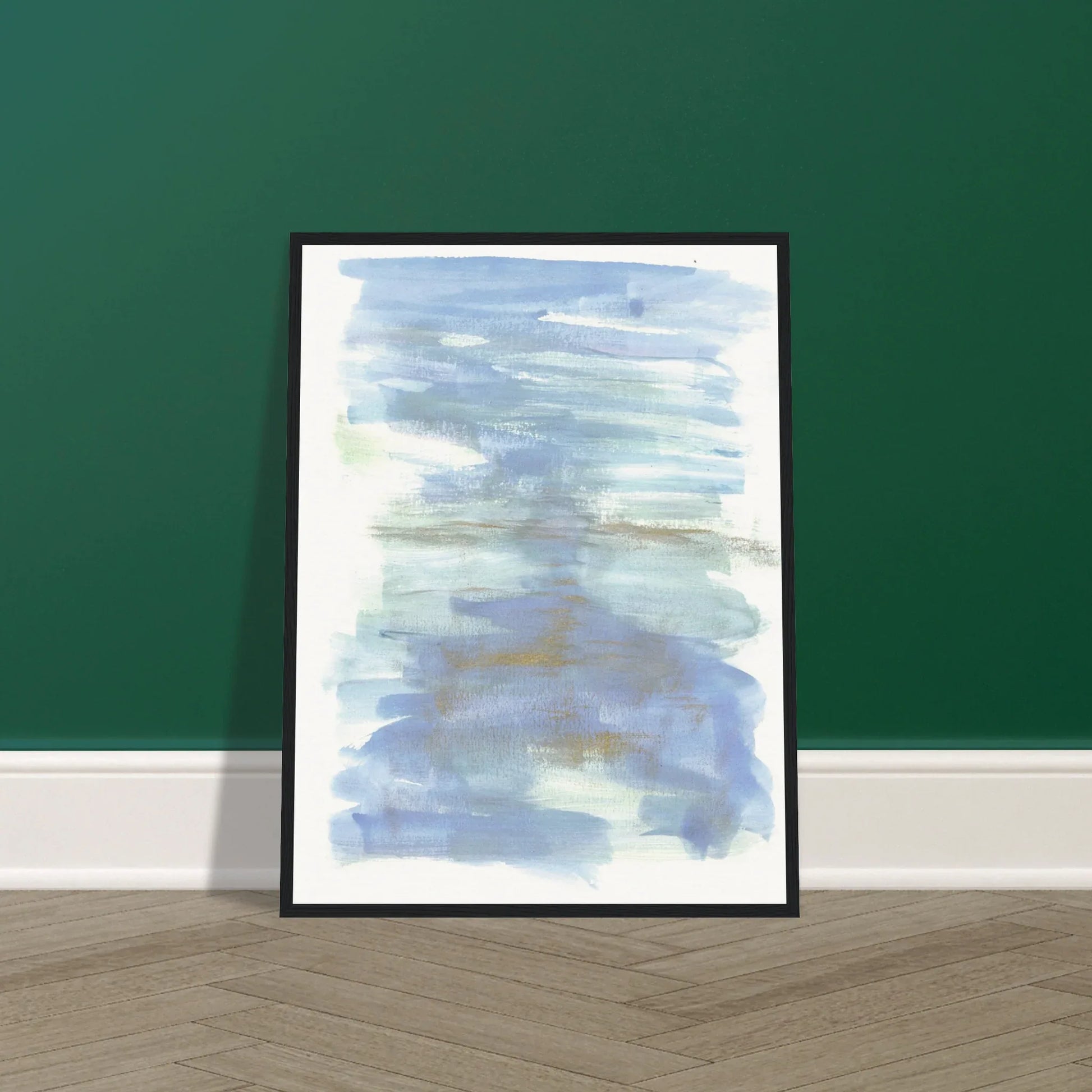 Affiche Encadrée Museum-Quality Matte Paper Aluminium Framed Poste Silent Water - Laure Leprince - Artiste Peintre