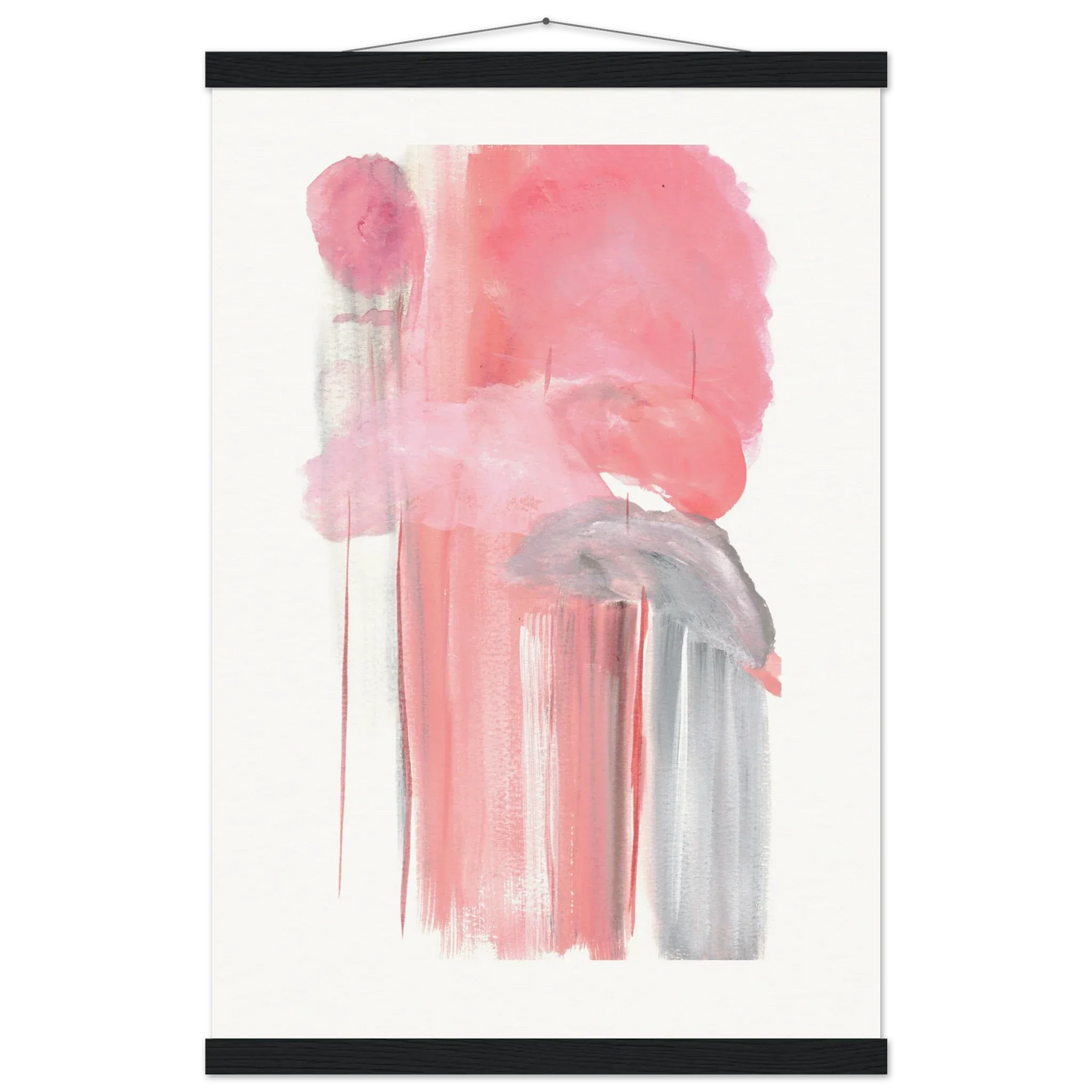 Museum-Quality Matte Paper Poster with Hanger Structures Carmines - Laure Leprince - Artiste Peintre