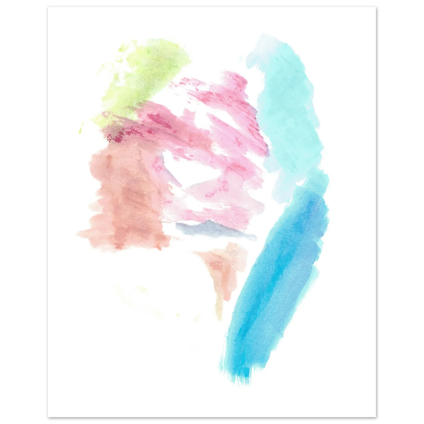 Affiche premium sur papier mat Aurore Pastel – Art mural de qualité supérieure - Laure Leprince - Artiste Peintre