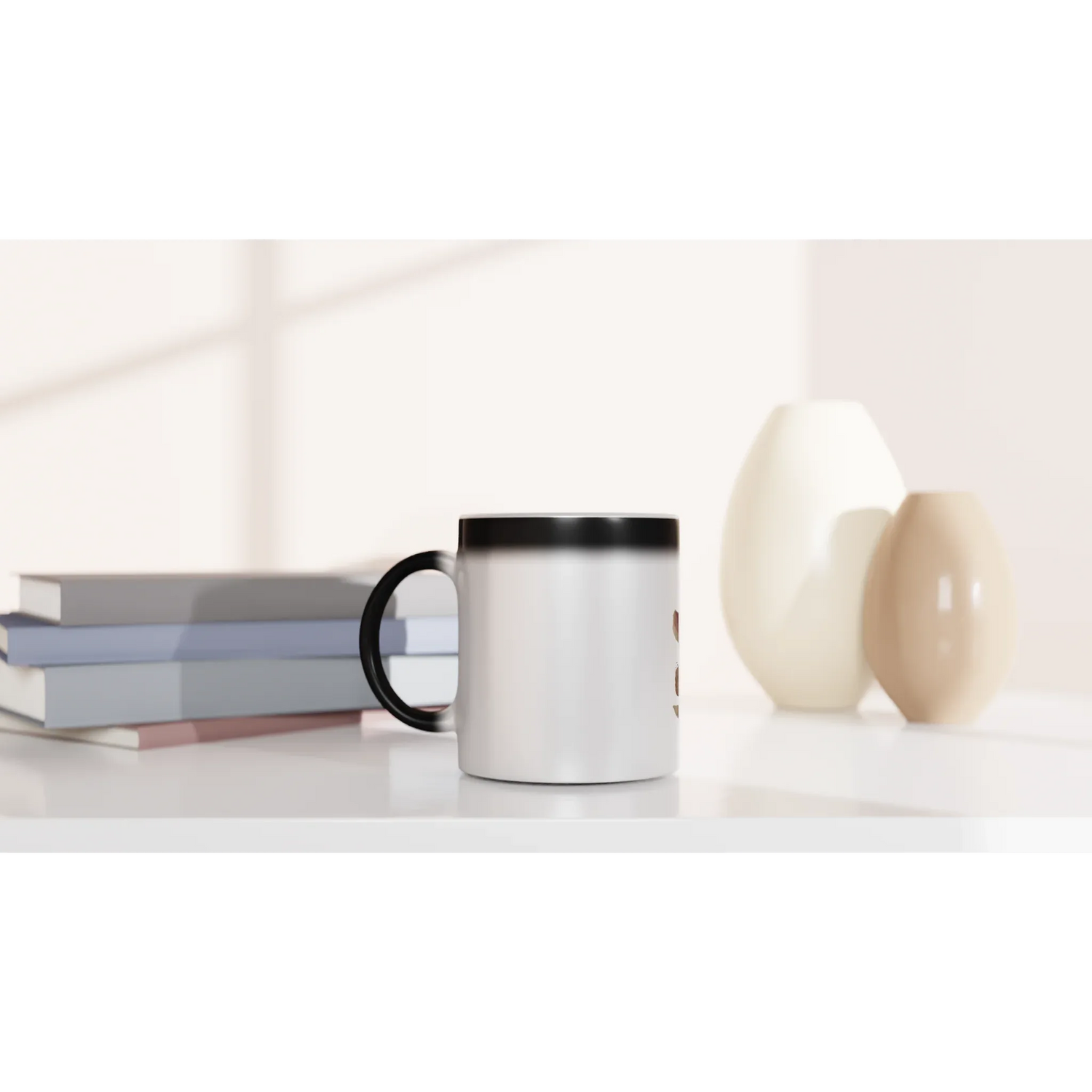 Mug magique en céramique 325 ml – Révèlez votre motif à la chaleur - Laure Leprince - Artiste Peintre