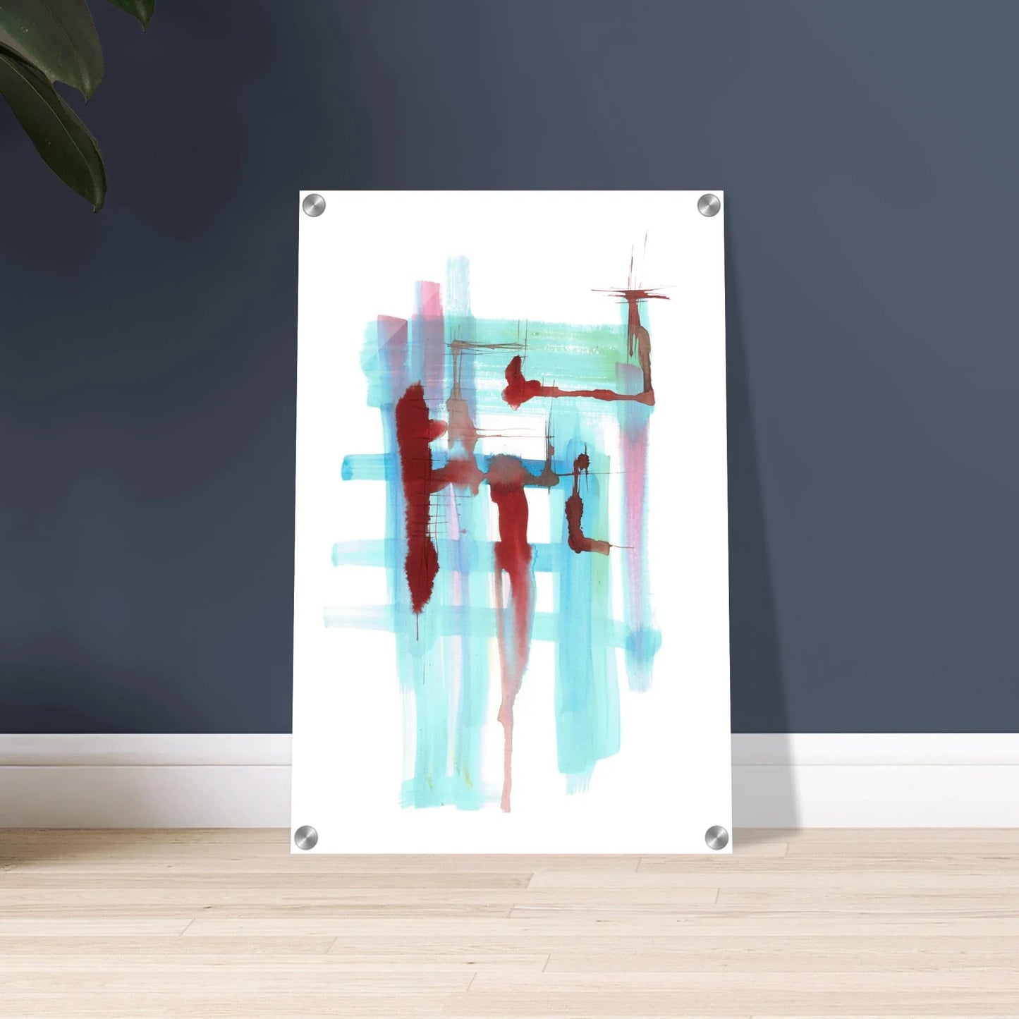 Impression sur acrylique brillante Structures Liquides | Art contemporain par Laure Leprince - Laure Leprince - Artiste Peintre
