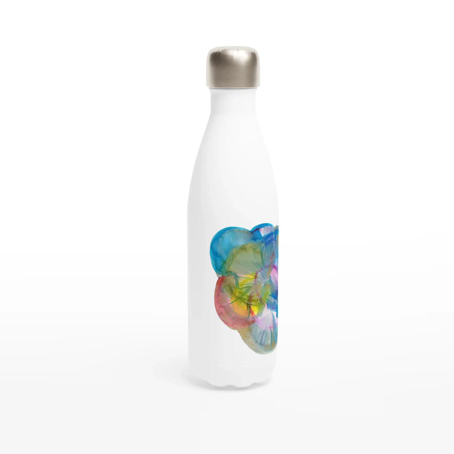 Bouteille isotherme en acier inoxydable 500 ml – Design artistique exclusif Cristal Bloom - Laure Leprince - Artiste Peintre