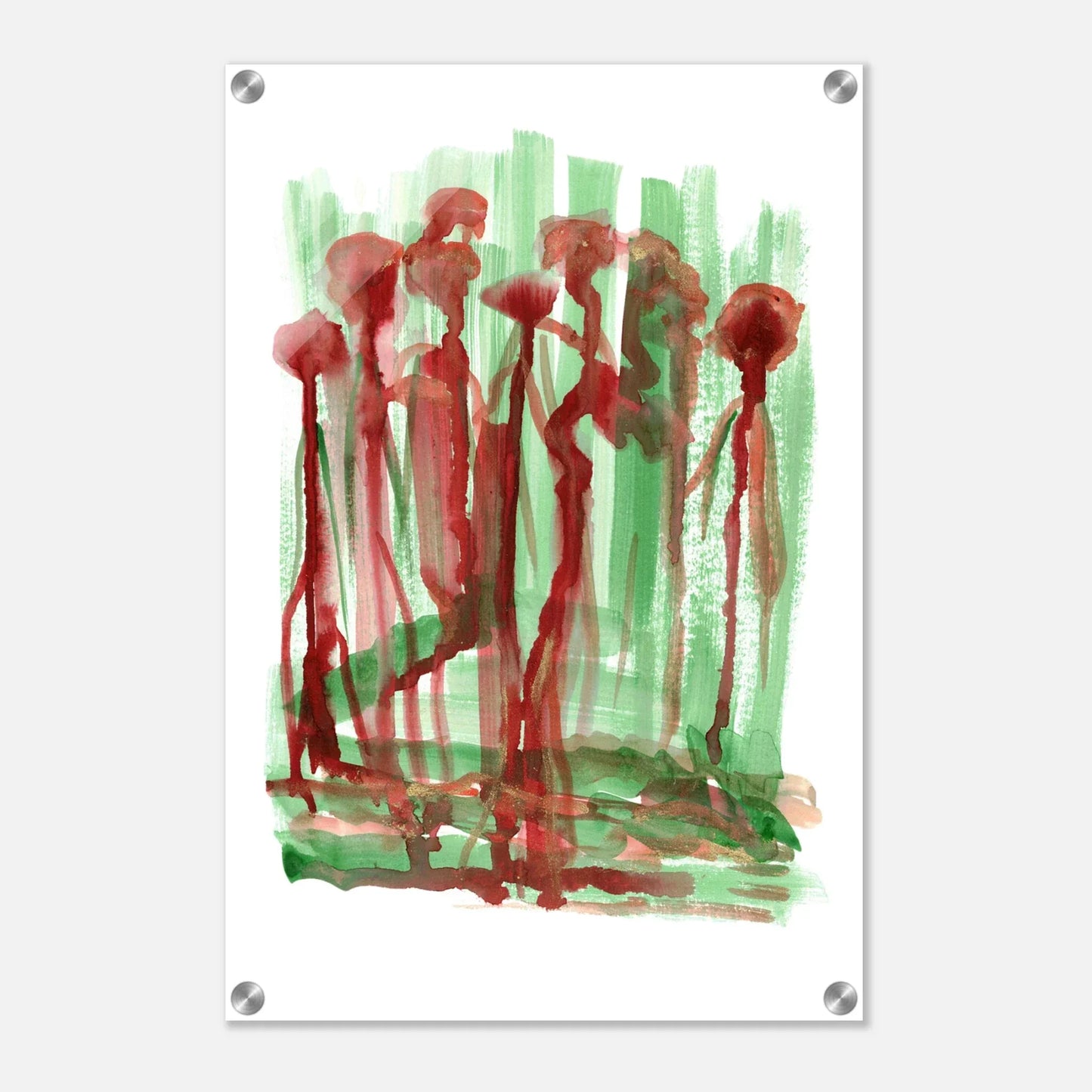 Impression sur acrylique brillante Forest Choir | Art contemporain par Laure Leprince - Laure Leprince - Artiste Peintre