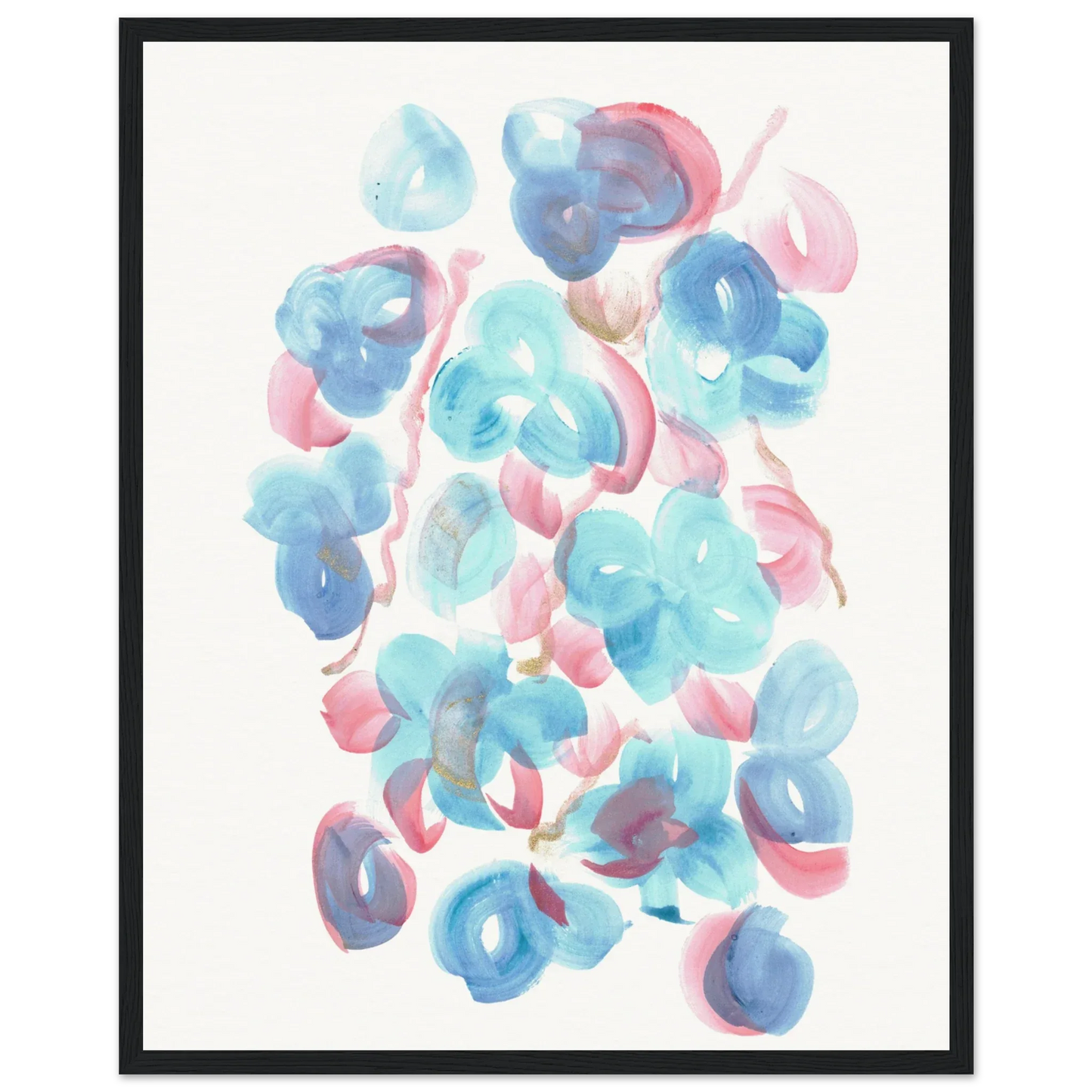Affiche Encadrée Museum-Quality Matte Paper Wooden Framed Masque - Laure Leprince - Artiste Peintre