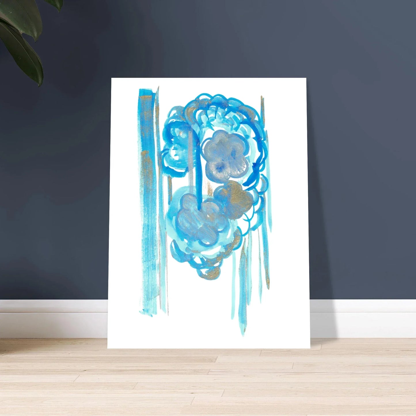 Affiche premium sur papier mat Ocean Bloom – Art mural de qualité supérieure - Laure Leprince - Artiste Peintre