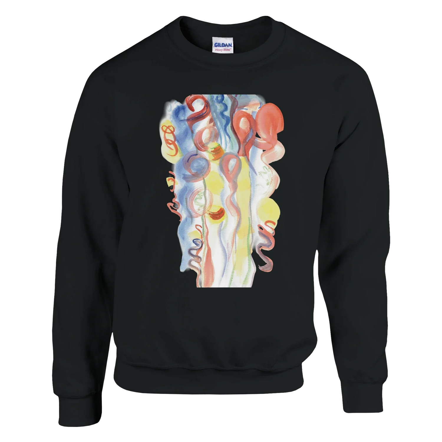 Sweatshirt Unisexe Classique Urban Parade – Impression Artistique Multicolore - Laure Leprince - Artiste Peintre
