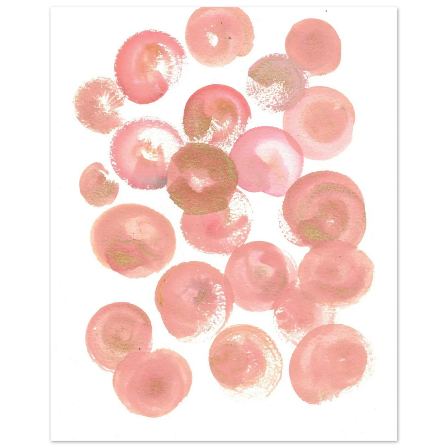 Premium Matte Paper Poster Aquarelle Originale RDJ3-4 - Laure Leprince - Artiste Peintre
