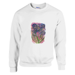 Sweatshirt Unisexe Classique Bloom Vortex– Impression Artistique Multicolore - Laure Leprince - Artiste Peintre