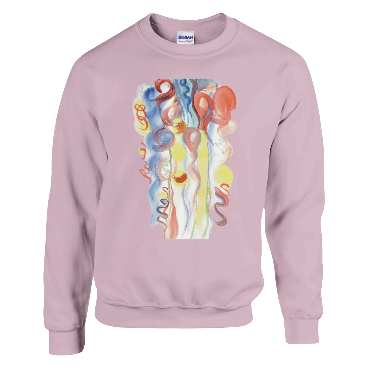 Sweatshirt Unisexe Classique Urban Parade – Impression Artistique Multicolore - Laure Leprince - Artiste Peintre