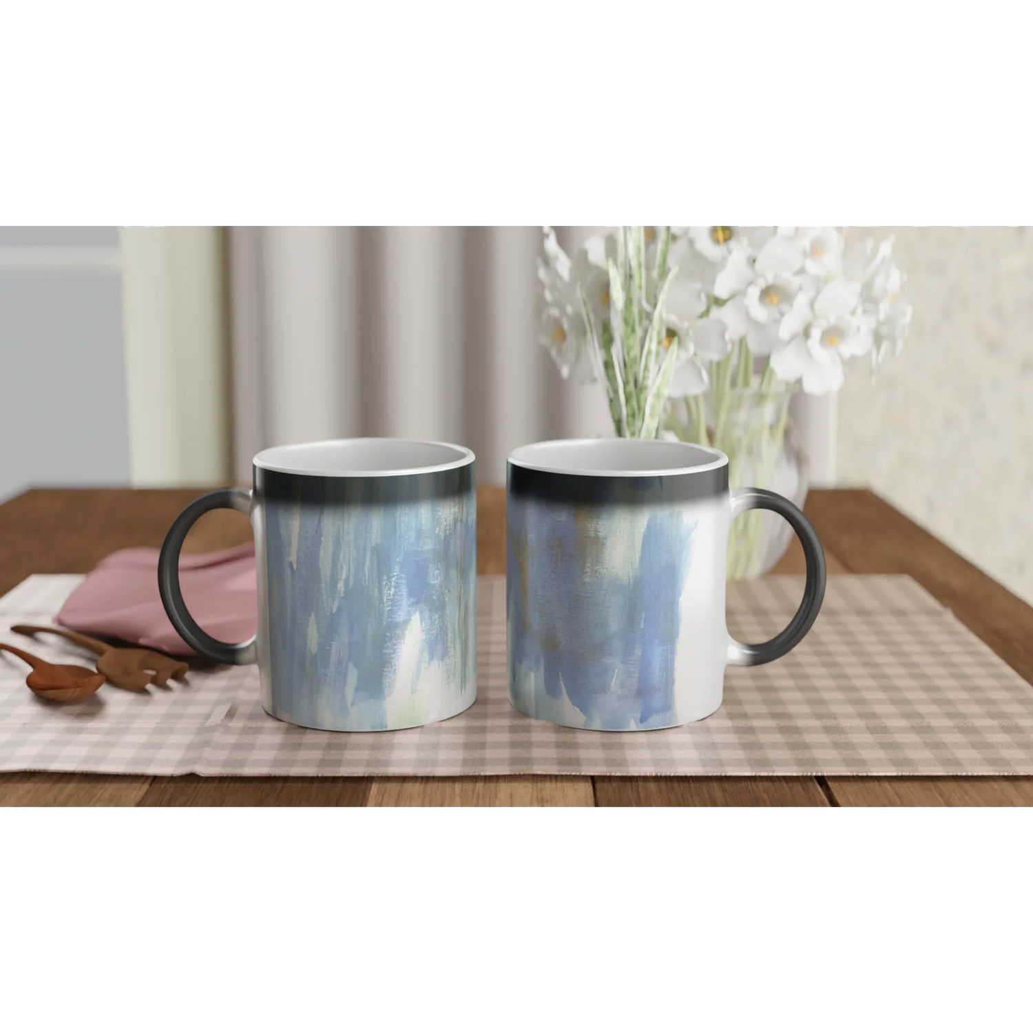 Mug magique en céramique 325 ml – Révèlez votre motif à la chaleur silent water - Laure Leprince - Artiste Peintre