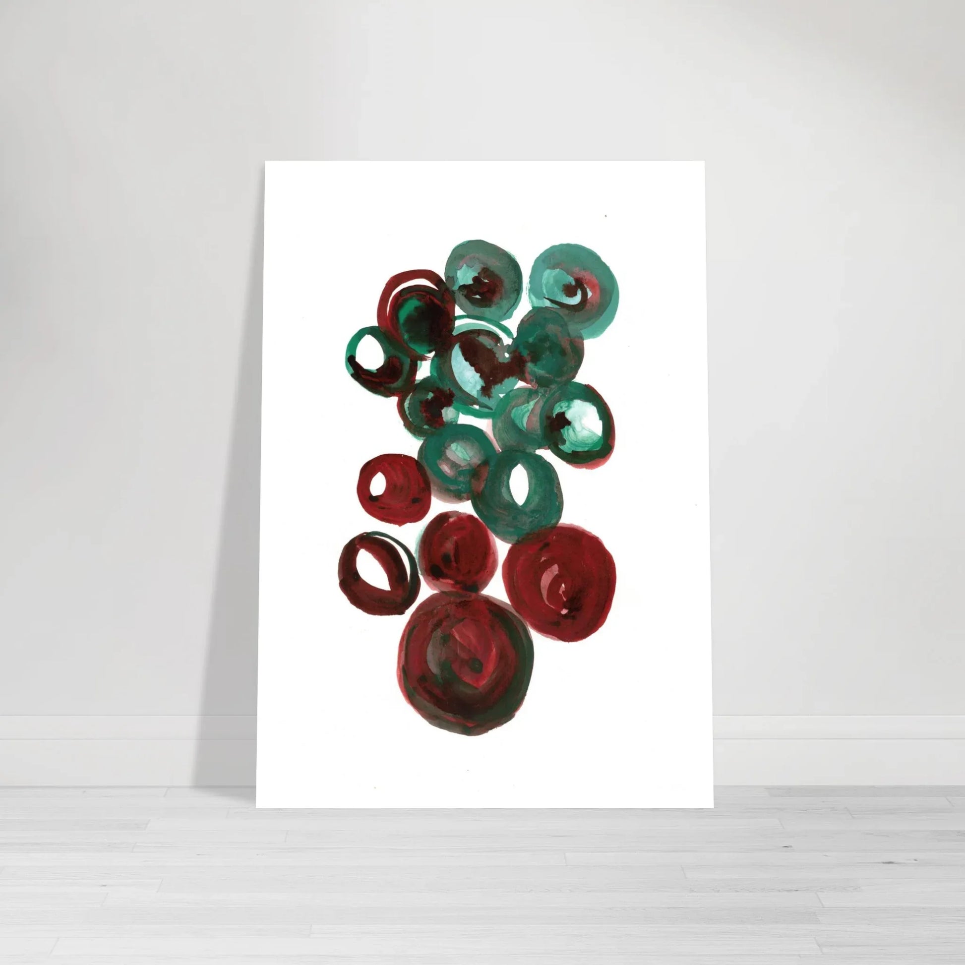Premium Matte Paper Poster Aquarelle Originale RDJ3-15 - Laure Leprince - Artiste Peintre