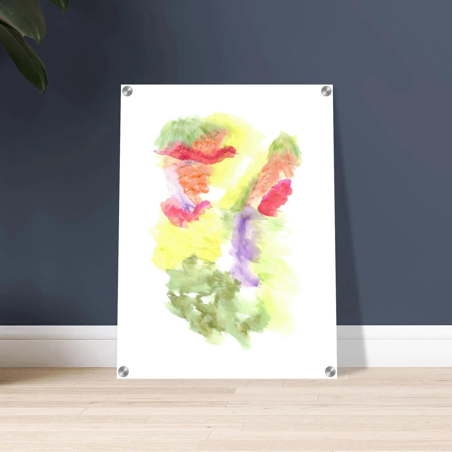Impression sur acrylique brillante Eclosion Chromatique | Art contemporain par Laure Leprince - Laure Leprince - Artiste Peintre