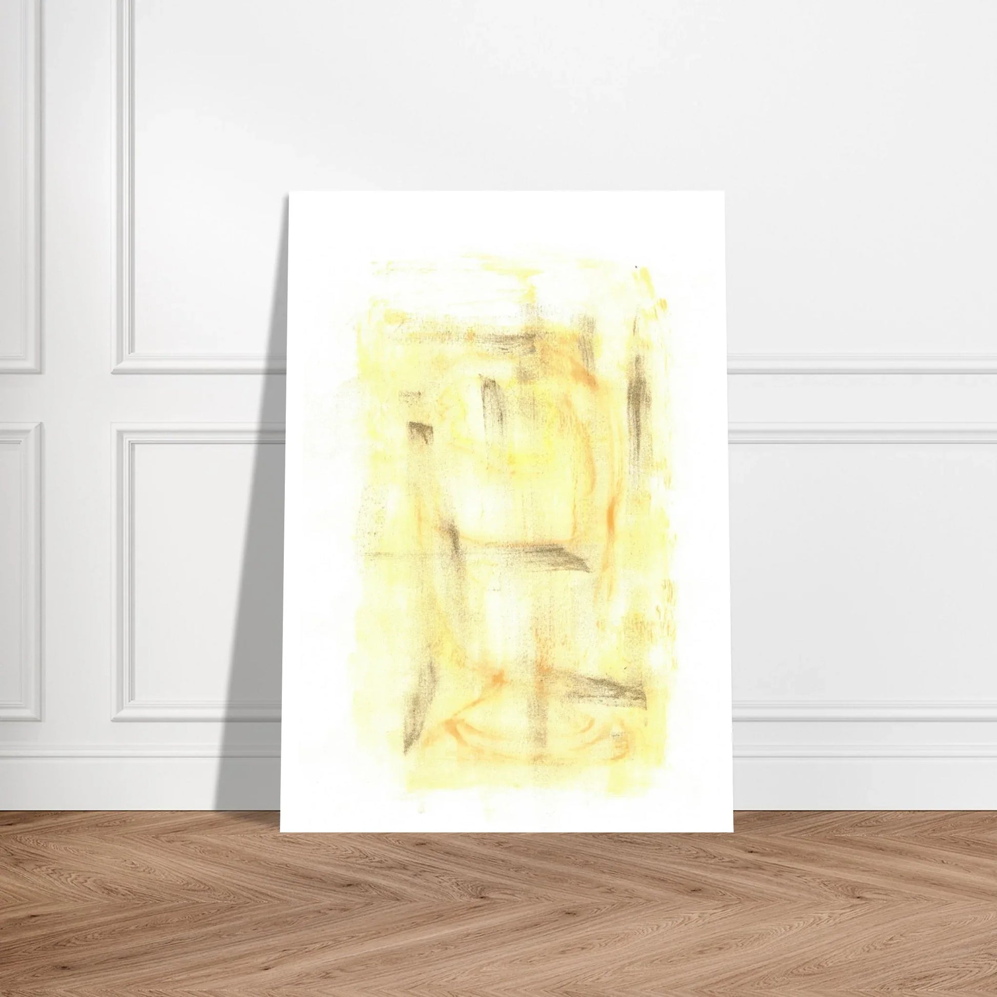 Affiche premium sur papier mat Golden Haze Art mural de qualité supérieure - Laure Leprince - Artiste Peintre