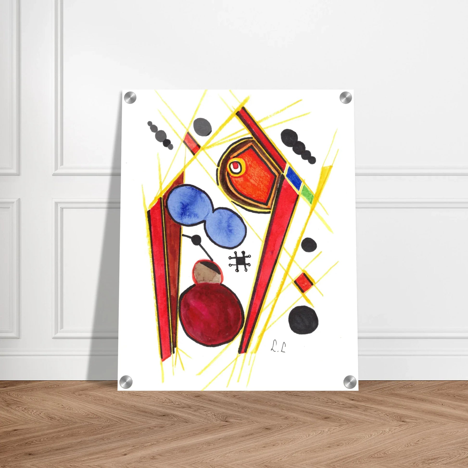 Impression acrylique haut de gamme – Art mural moderne et lumineux - Laure Leprince - Artiste Peintre