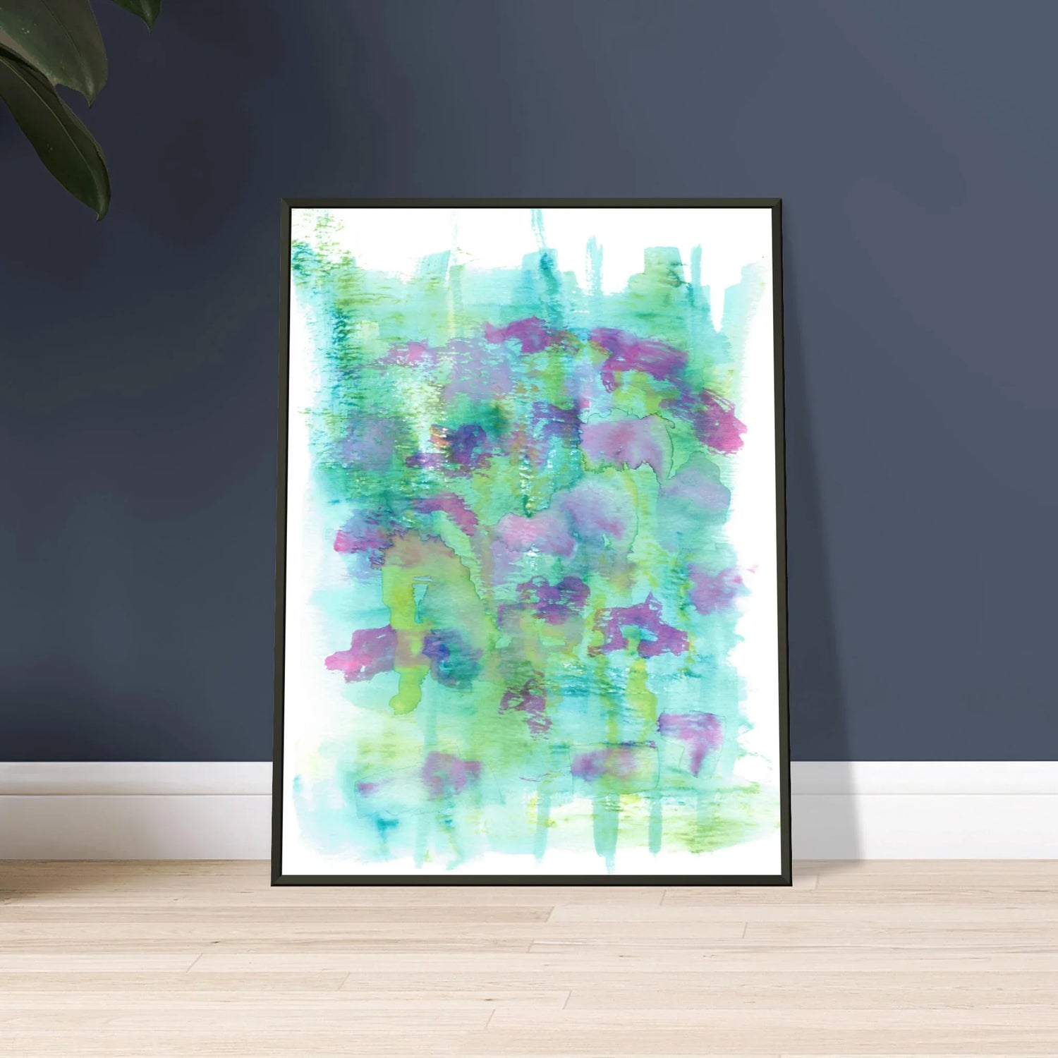 Classic Semi-Glossy Paper Metal Framed Poste Eclosions Sauvages - Laure Leprince - Artiste Peintre