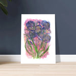 Affiche premium sur papier mat Bloom Vortex Art mural de qualité supérieure - Laure Leprince - Artiste Peintre