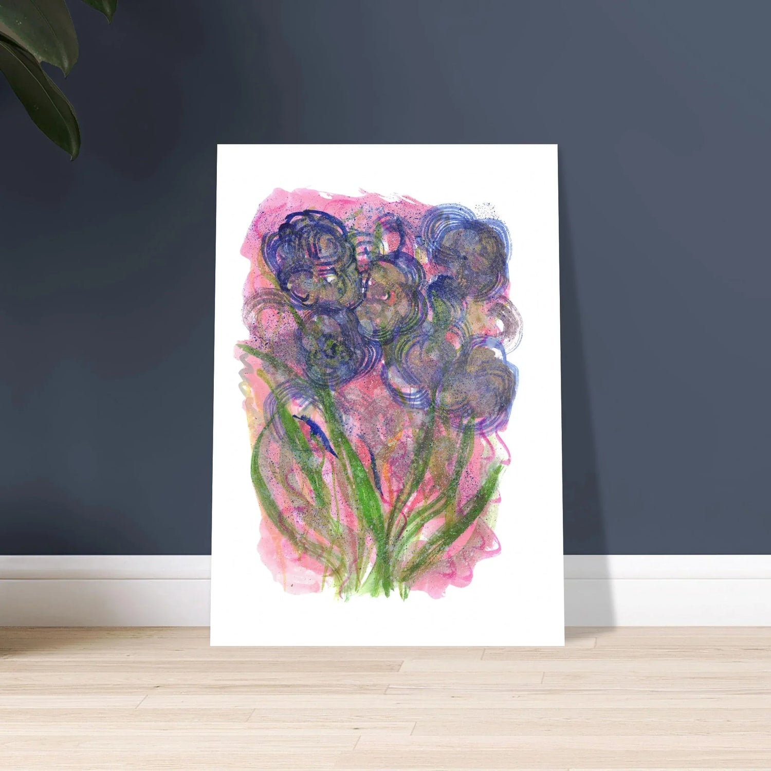 Affiche premium sur papier mat Bloom Vortex Art mural de qualité supérieure - Laure Leprince - Artiste Peintre