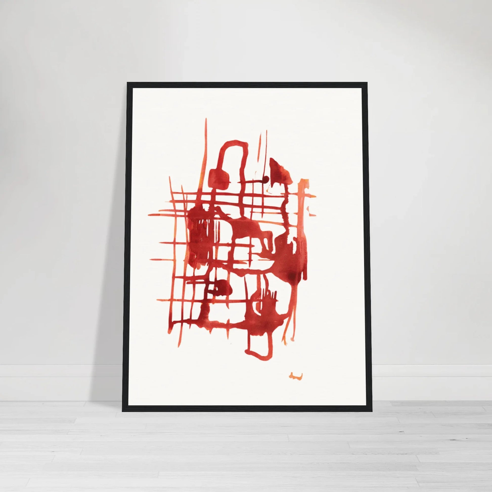 Affiche Encadrée Museum-Quality Matte Paper Wooden Framed Poste Solar Frame - Laure Leprince - Artiste Peintre