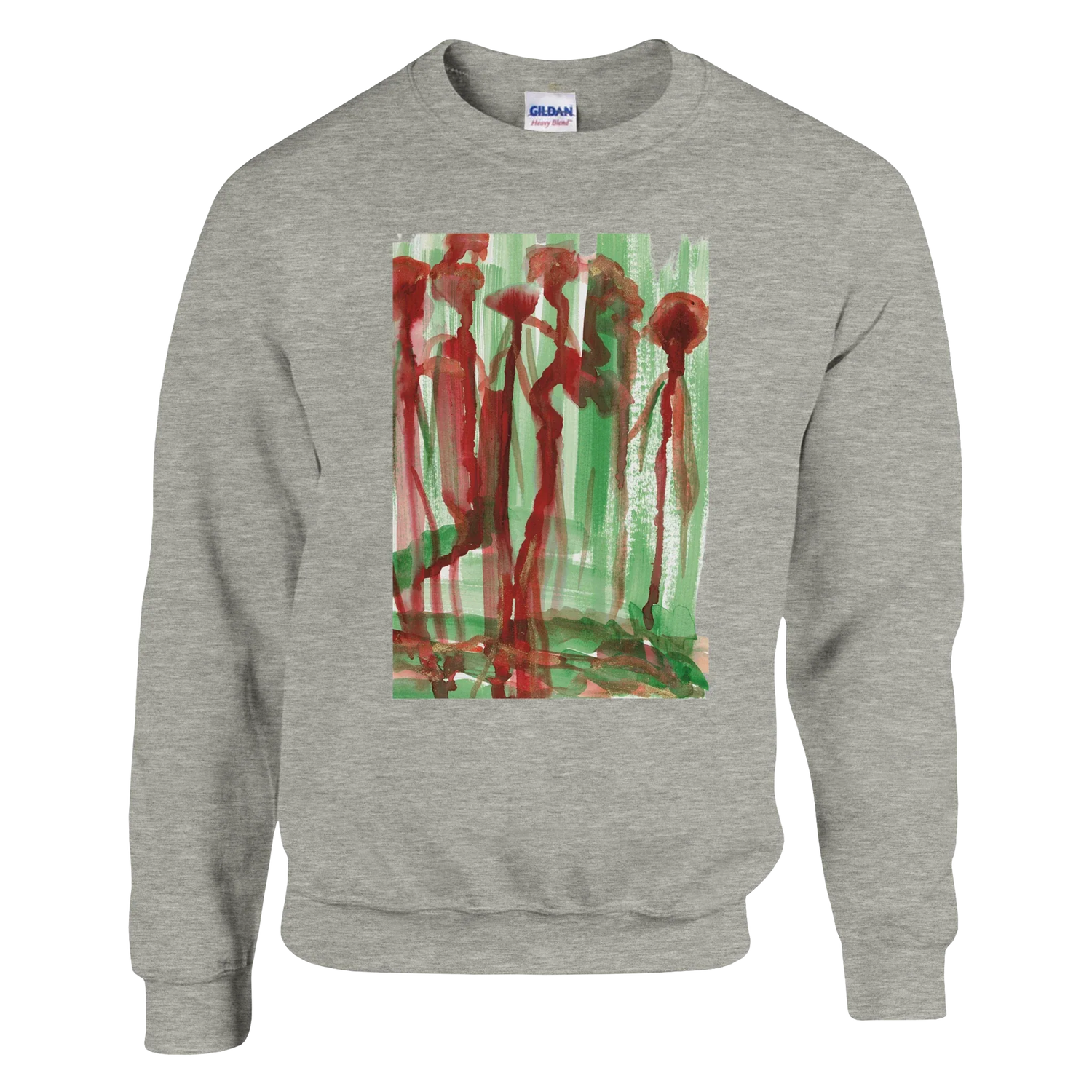 Sweatshirt Unisexe Classique Forest Choir – Impression Artistique Multicolore - Laure Leprince - Artiste Peintre