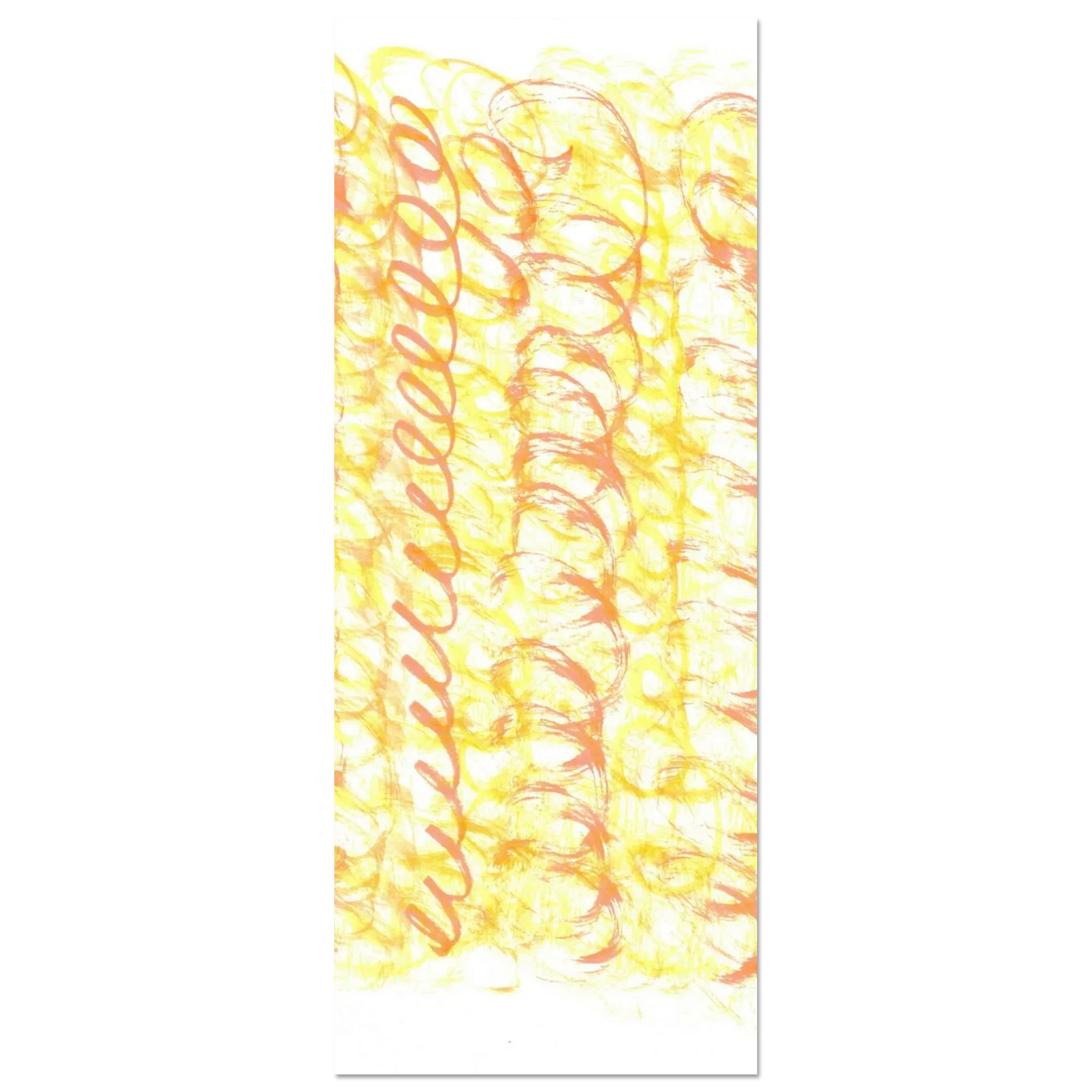 Sun-Kissed Abstract Swirls: Premium Matte Paper Poster - Vibrant Aquarelle Art for Any Space - Laure Leprince - Artiste Peintre