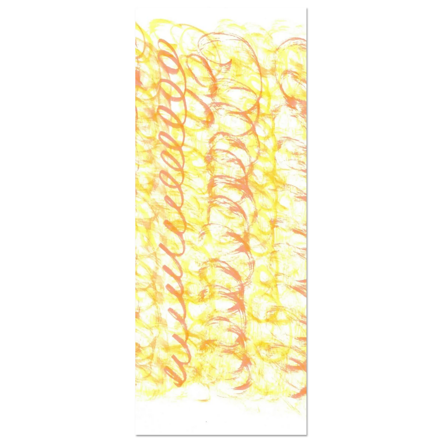 Sun-Kissed Abstract Swirls: Premium Matte Paper Poster - Vibrant Aquarelle Art for Any Space - Laure Leprince - Artiste Peintre