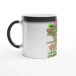Mug magique en céramique 325 ml Terrasses de lotus – Révèlez votre motif à la chaleur - Laure Leprince - Artiste Peintre