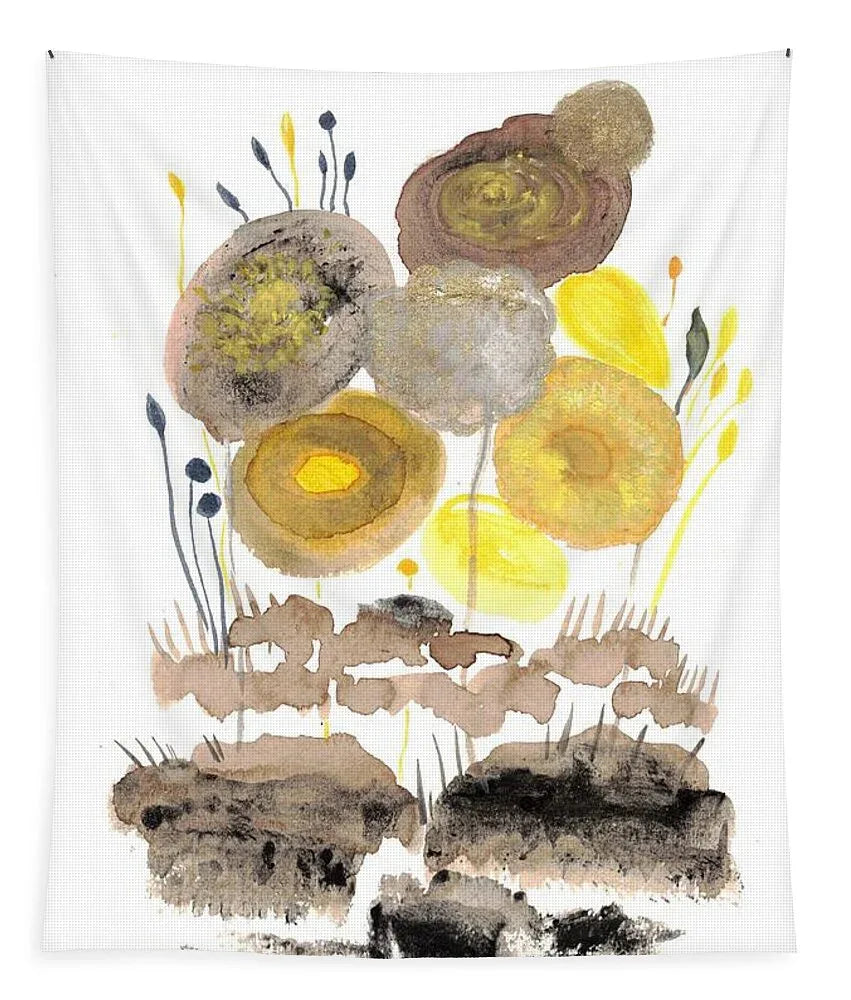 Fleurs d'ambre – Artistic Home Decor Statement Piece - Laure Leprince - Artiste Peintre