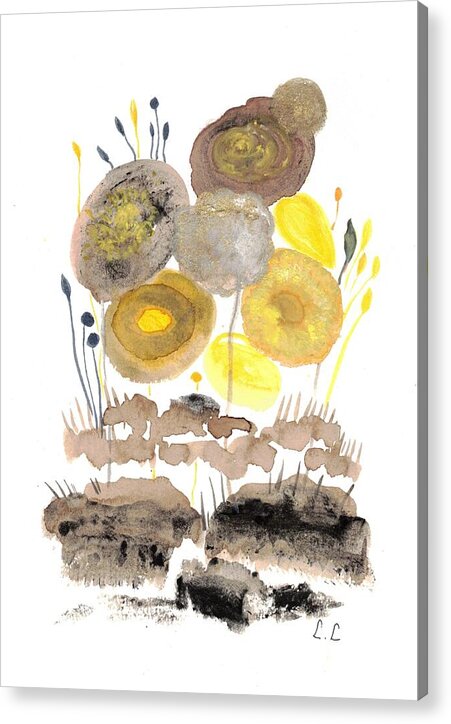 Abstract Floral Composition - Acrylic Print